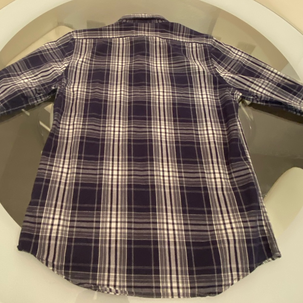 Express Plaid Button Up - Picture 2 of 3